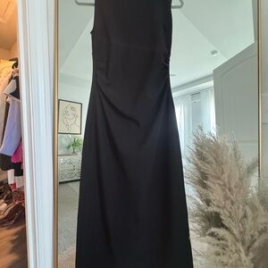 Zara Black Sleeveless Maxi Dress